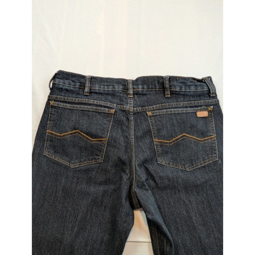 Redhead Ranch Ranch Fit Boot Cut Jeans 35x34 Dark Indigo Stretch